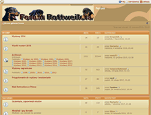 Tablet Screenshot of forumrottweiler.pl